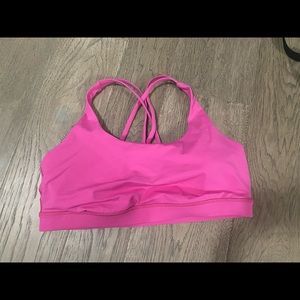 Lululemon - Energy Bra - Medium Support, B-D Cups - Sonic Pink